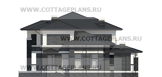 Фасады проект дома 104-00 общ. площадь 348 м2