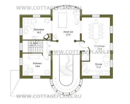 Поэтажные планы проект дома 31-35 общ. площадь 320м2