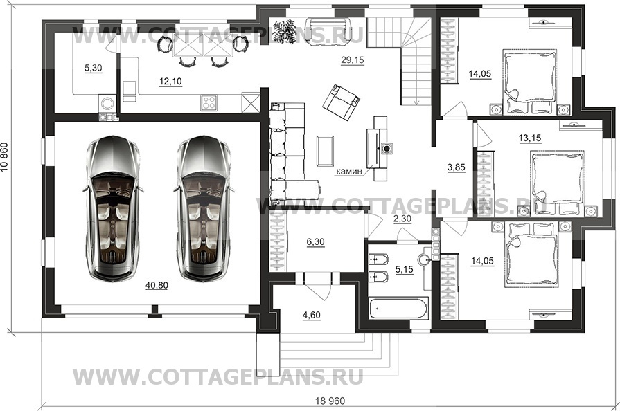 Поэтажные планы проект дома 28-49 общ. площадь 252,30 м2