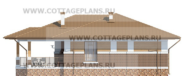 Фасады проект дома 07-36 общ. площадь 110,45 м2