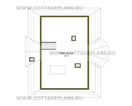 Поэтажные планы проект дома 57-03 общ. площадь 324 м2