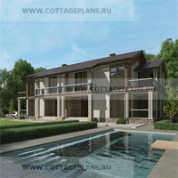 проект дома 09-00 общ. площадь 294,60 м2