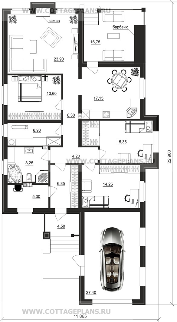 Поэтажные планы проект дома 700-25 общ. площадь 150,35 м2