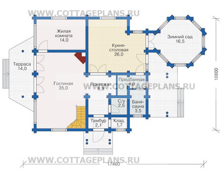 Поэтажные планы проект дома 12-07 общ. площадь 184.0м2