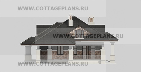 Фасады проект дома 75-60 общ. площадь 319,50 м2