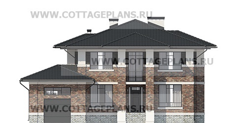 Фасады проект дома 200-91 общ. площадь 243,65 м2