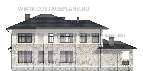 Фасады проект дома 203-30 общ. площадь 325 м2