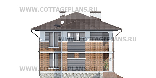 Фасады проект дома 100-46 общ. площадь 202,45 м2