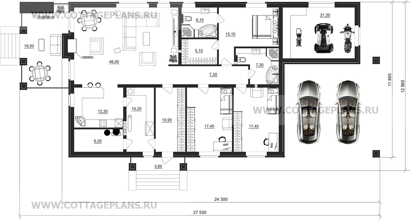 Поэтажные планы проект дома 702-23 общ. площадь 183,45м2
