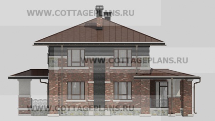 Фасады проект дома 15-67 общ. площадь 322,25 м2