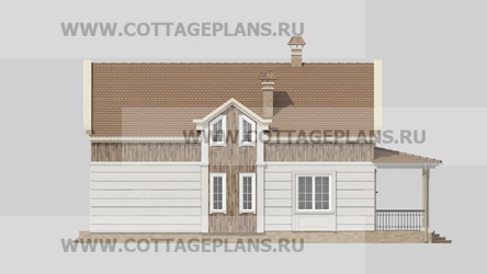 Фасады проект дома 22-95 общ. площадь 358,15 м2