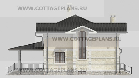 Фасады проект дома 17-58 общ. площадь 391,30 м2