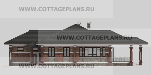 Фасады проект дома 08-05 общ. площадь 475,00 м2