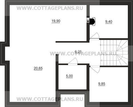 Поэтажные планы проект дома 87-68 общ. площадь 254,06 м2