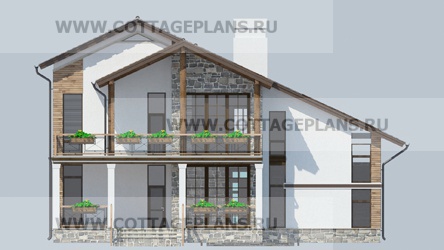 Фасады проект дома 15-30 общ. площадь 240,25 м2