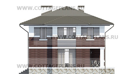 Фасады проект дома 76-04 общ. площадь 235,50 м2