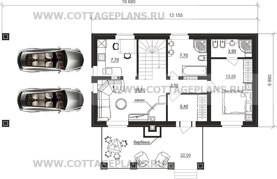 Поэтажные планы проект дома 71-36 общ. площадь 177,20 м2