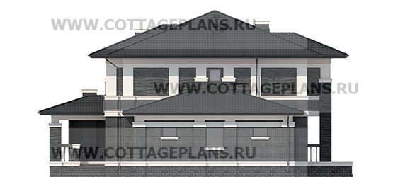 Фасады проект дома 202-86 общ. площадь 362,55 м2