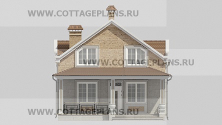 Фасады проект дома 16-59 общ. площадь 253,90 м2