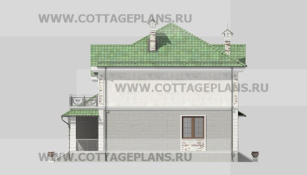 Фасады проект дома 22-63 общ. площадь 283,60 м2