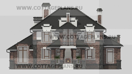 Фасады проект дома 71-68 общ. площадь 380,95 м2