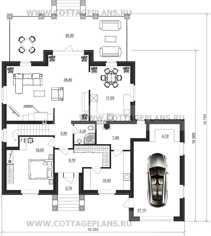 Поэтажные планы проект дома 29-74 общ. площадь 249,65м2