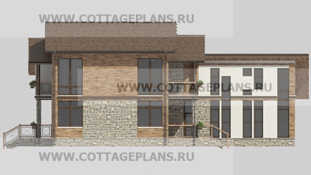 Фасады проект дома 15-51 общ. площадь 313,45 м2