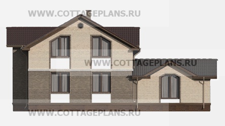 Фасады проект дома 22-70 общ. площадь 302,30 м2