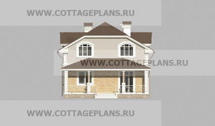 Фасады проект дома 20-89 общ. площадь 211,55 м2