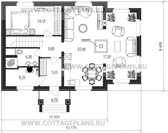 Поэтажные планы проект дома 29-33 общ. площадь 135,85 м2