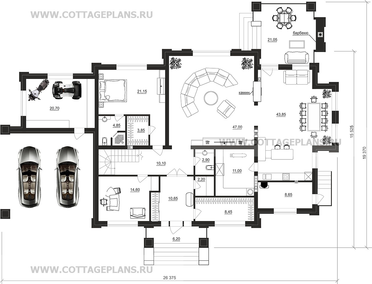 Поэтажные планы проект дома 104-10 общ. площадь 381,85 м2