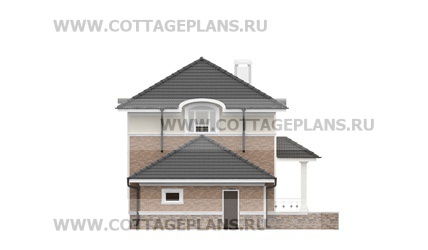 Фасады проект дома 204-49 общ. площадь 180,60 м2