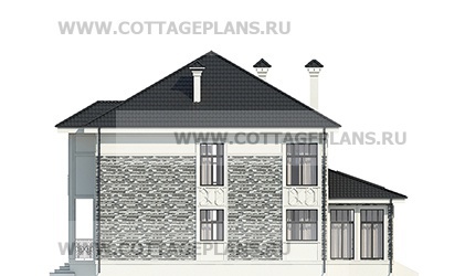 Фасады проект дома 29-54 общ. площадь 214,65 м2