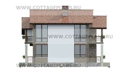 Фасады проект дома 16-77 общ. площадь 265,85 м2