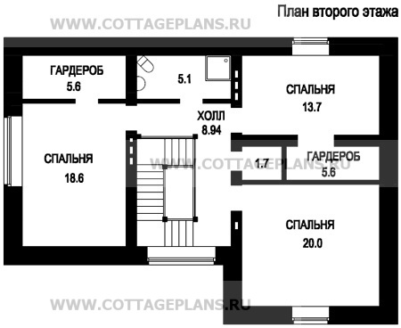 Поэтажные планы проект дома 47-17 общ. площадь 160,3 м2