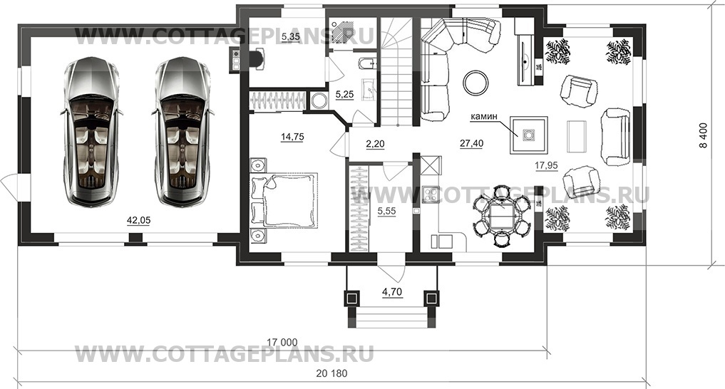 Поэтажные планы проект дома 95-30 общ. площадь 178,00 м2