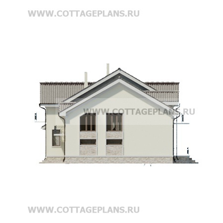 Фасады проект дома 16-72 общ. площадь 362,90 м2