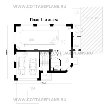 Поэтажные планы проект дома 35-97 общ. площадь 450,8м2