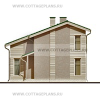 Фасады проект дома 20-35 общ. площадь 135,78 м2