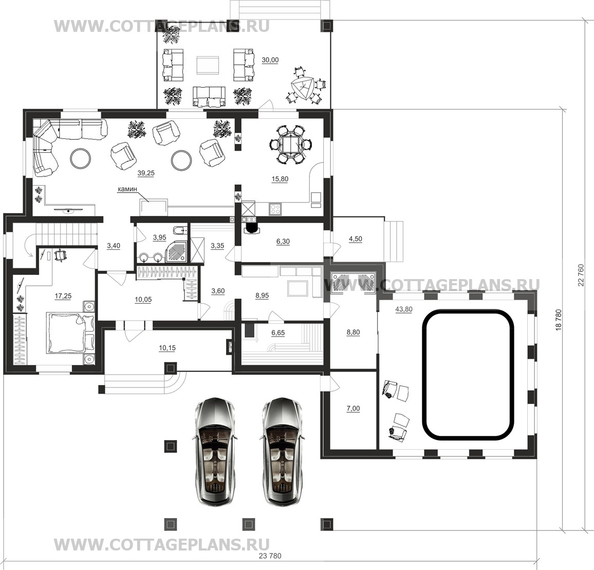 Поэтажные планы проект дома 13-67 общ. площадь 295,85 м2