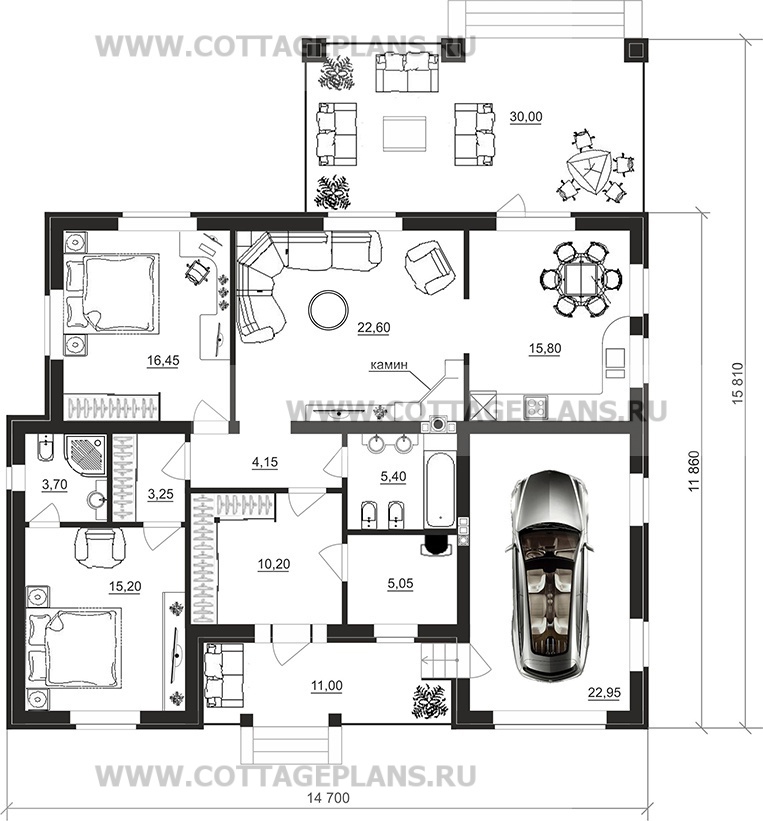 Поэтажные планы проект дома 13-32 общ. площадь 124,90 м2