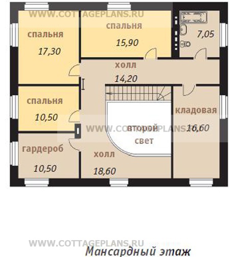 Поэтажные планы проект дома 34-86 общ. площадь 361,8м2