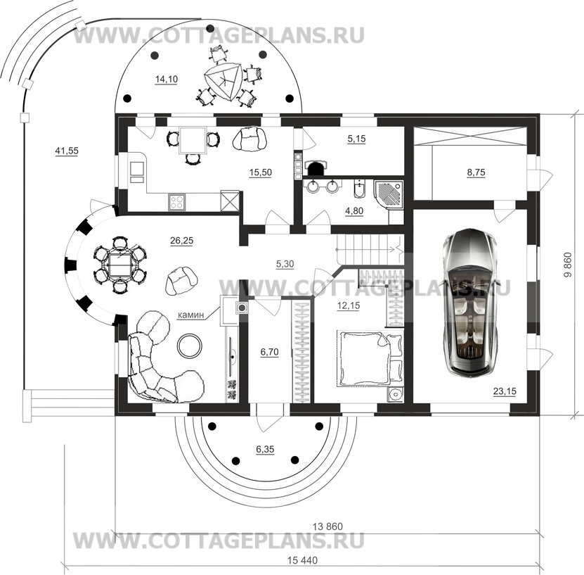 Поэтажные планы проект дома 29-08 общ. площадь 181,80м2