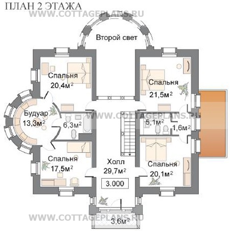 Поэтажные планы проект дома 31-55 общ. площадь 453,1м2