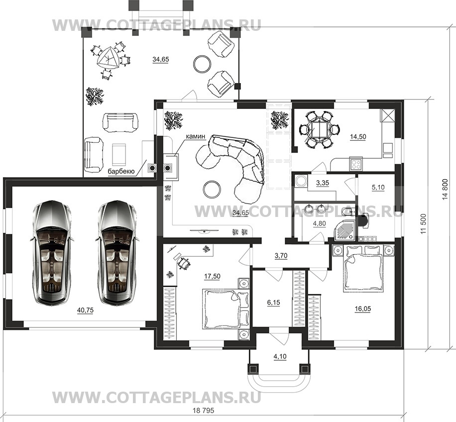 Поэтажные планы проект дома 27-17 общ. площадь 146,55 м2