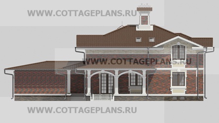 Фасады проект дома 17-66 общ. площадь 517,10 м2