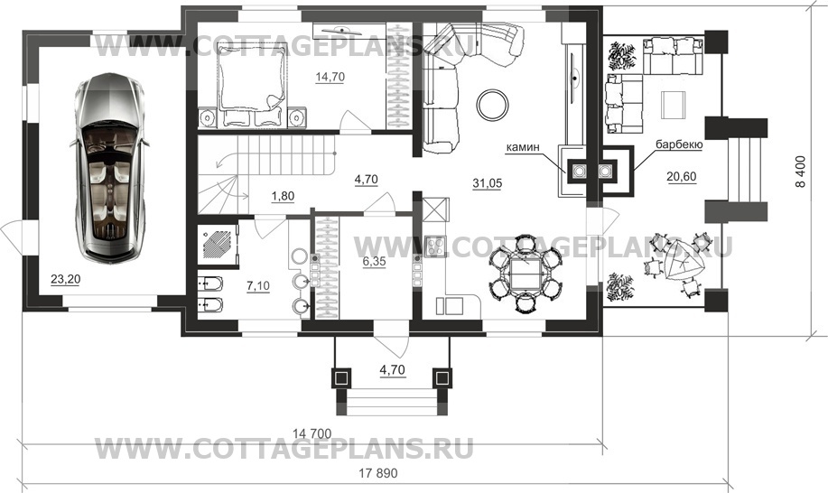 Поэтажные планы проект дома 71-37 общ. площадь 258,45 м2