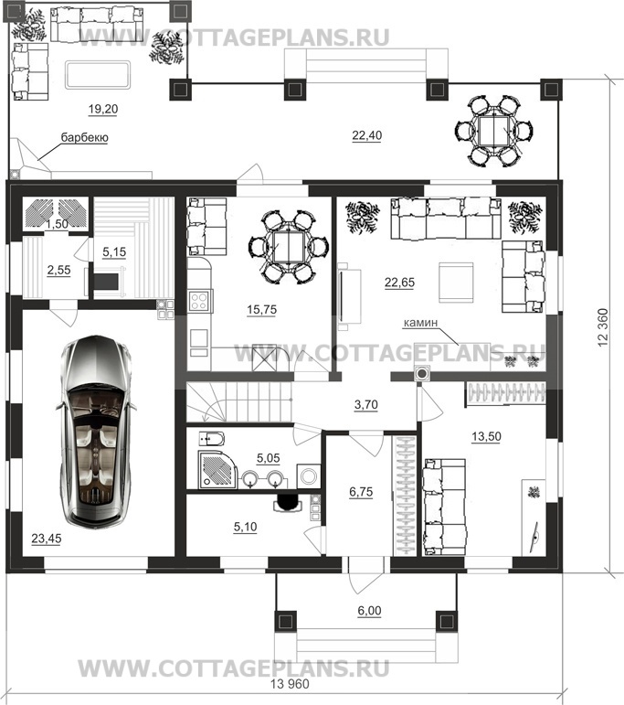 Поэтажные планы проект дома 20-73 общ. площадь 173,50 м2