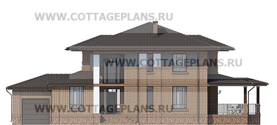 Фасады проект дома 100-65 общ. площадь 225,30 м2