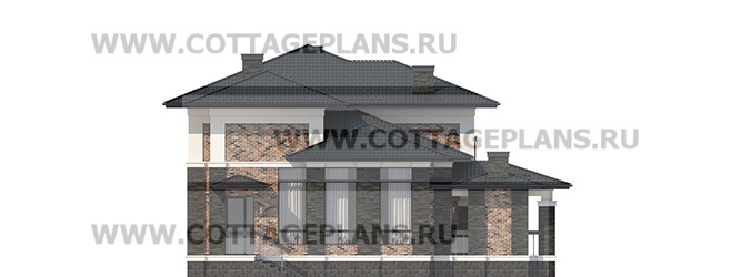 Фасады проект дома 102-68 общ. площадь 393,85 м2